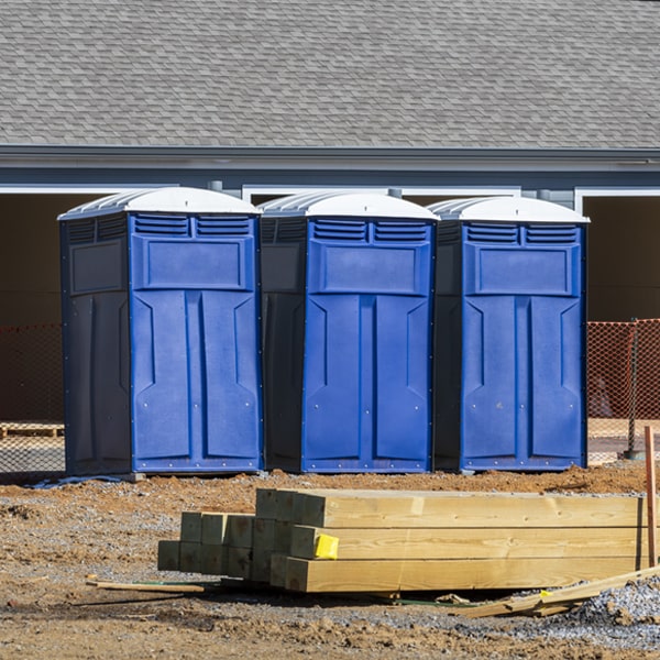 is there a specific order in which to place multiple portable restrooms in Stanton New Jersey